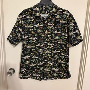 Roberta Oaks Men’s aloha hawaiian shirt size L Large
